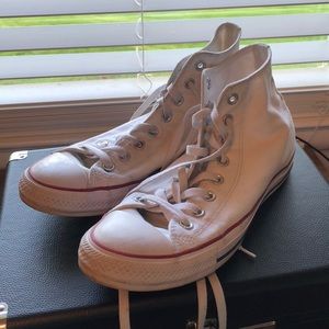 High Top White Converse